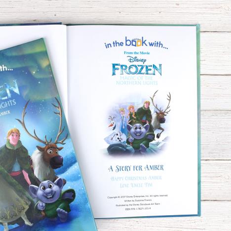 Personalised Disney Frozen Northern Lights Softback Story Book Extra Image 3